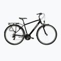 Men's trekking bike KROSS Trans 1.0 black/silver/shine
