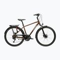 Men's trekking bike KROSS Trans 5.0 brown/silver/shine