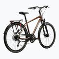Men's trekking bike KROSS Trans 5.0 brown/silver/shine 3