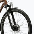 Men's trekking bike KROSS Trans 5.0 brown/silver/shine 5