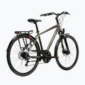 Men's trekking bike KROSS Trans 4.0 brown/silver/shine 3