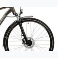 Men's trekking bike KROSS Trans 4.0 brown/silver/shine 6
