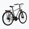 Men's trekking bike KROSS Trans 4.0 grey/black/matte 3