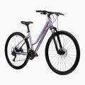 Women's cross bike KROSS Evado 5.0 W purple/black/shine 2