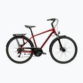 Men's trekking bike KROSS Trans 4.0 ruby/black/shine