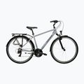 Men's trekking bike KROSS Trans 1.0 grey/black/shine