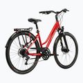 Women's trekking bike KROSS Trans 5.0 W red/silver/shine 3