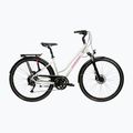 Women's trekking bike KROSS Trans 5.0 W grey/pink/shine
