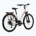 Women's trekking bike KROSS Trans 5.0 W grey/pink/shine 3