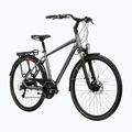 Men's trekking bike KROSS Trans 4.0 grey/black/matte 2