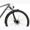 Men's trekking bike KROSS Trans 4.0 grey/black/matte 6
