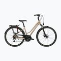Women's trekking bike KROSS Trans 3.0 W brown/silver/matte
