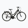 Women's trekking bike KROSS Trans 1.0 W black/silver/shine
