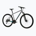 Cross bike KROSS Evado 3.0 grey/sea blue/shine 2