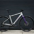Gravel bike KROSS Esker 1.0 FL grey/purple/shine 13