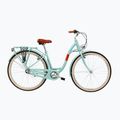 Women's city bike KROSS Sentio W turquoise/copper/matte