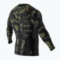 SMMASH Tiger Armour men's longsleeve rashguard black-green RSO3 5