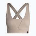 Carpatree Mellow Rib beige fitness bra CPW-SB-179-BE