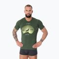 Men's Brubeck Outdoor Merino Wool Pro thermal T-shirt dark green/wild 2