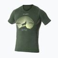 Men's Brubeck Outdoor Merino Wool Pro thermal T-shirt dark green/wild 2 3