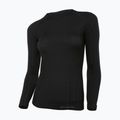 Ladies' thermal T-shirt Brubeck Active Wool 9947 black LS12810 3