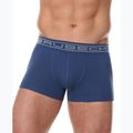 Men's thermal boxer briefs Brubeck Comfort Cotton bluee indygo 2