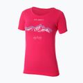 Women's thermal T-shirt Brubeck Outdoor Merino Wool Pro raspberry/mountain 1 3