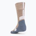 Women's hiking socks Brubeck Trekking Light brown-grey BTR002 2