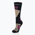 Women's ski socks Brubeck Ski Force black / pink