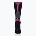 Women's ski socks Brubeck Ski Force black / pink 3