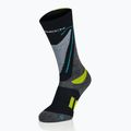 Children's ski socks Brubeck Snow Force Light grey / green