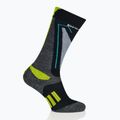 Children's ski socks Brubeck Snow Force Light grey / green 2