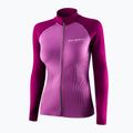 Women's thermal sweatshirt Brubeck LS1352 Athletic heather / plum 3