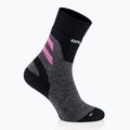 Women's socks Brubeck Trekking Merino graphite/fuchsia 2