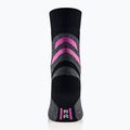 Women's socks Brubeck Trekking Merino graphite/fuchsia 3
