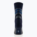 Men's socks Brubeck Trekking Merino graphite/blue 3