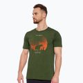 Men's thermal shirt Brubeck Outdoor Merino Wool Pro SS dark green/tree