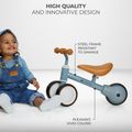 Kinderkraft Cutie light blue three-wheeled tricycle 12