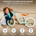 Kinderkraft Fly Plus baby blue cross-country bicycle 13