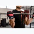 DBX BUSHIDO gym workout gloves with long Velcro and grip system black/red 10