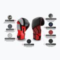 DBX BUSHIDO "Hammer - Red" Muay Thai boxing gloves black/red 14