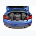 KJUST BMW 2 Coupe boot bag set 2013-2021 4 pcs black 15