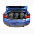 KJUST BMW 2 Coupe boot bag set 2013-2021 4 pcs black 16