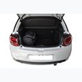 Trunk bag set KJUST Citroen Ds3 Hatchback 2009-2016 3 pcs black 15