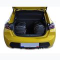 Trunk bag set KJUST Peugeot 208 Hatchback 2019+ 3 pcs. black 11