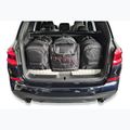 Trunk bag set KJUST BMW X3 Phev 2019+ 4 pcs black 14
