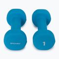 Spokey Shape IV dumbbells 2x1kg blue 920894 3