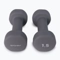 Spokey Shape IV dumbbells 2x1.5 kg grey 921562 3