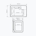 Yolco BX30 tourist fridge black-grey 20