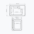 Yolco BX40 tourist fridge black-grey 21